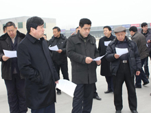 2012年2月12日，聊城市副市长李吉增莅临园区考察