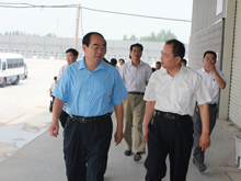 2011年6月29日，聊城市人大常委会副主任郭秀华莅临园区考察指导工作