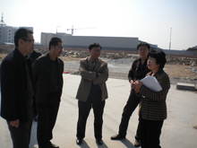 2011年3月29日，聊城市发改委副主任王兴莲莅临园区调研